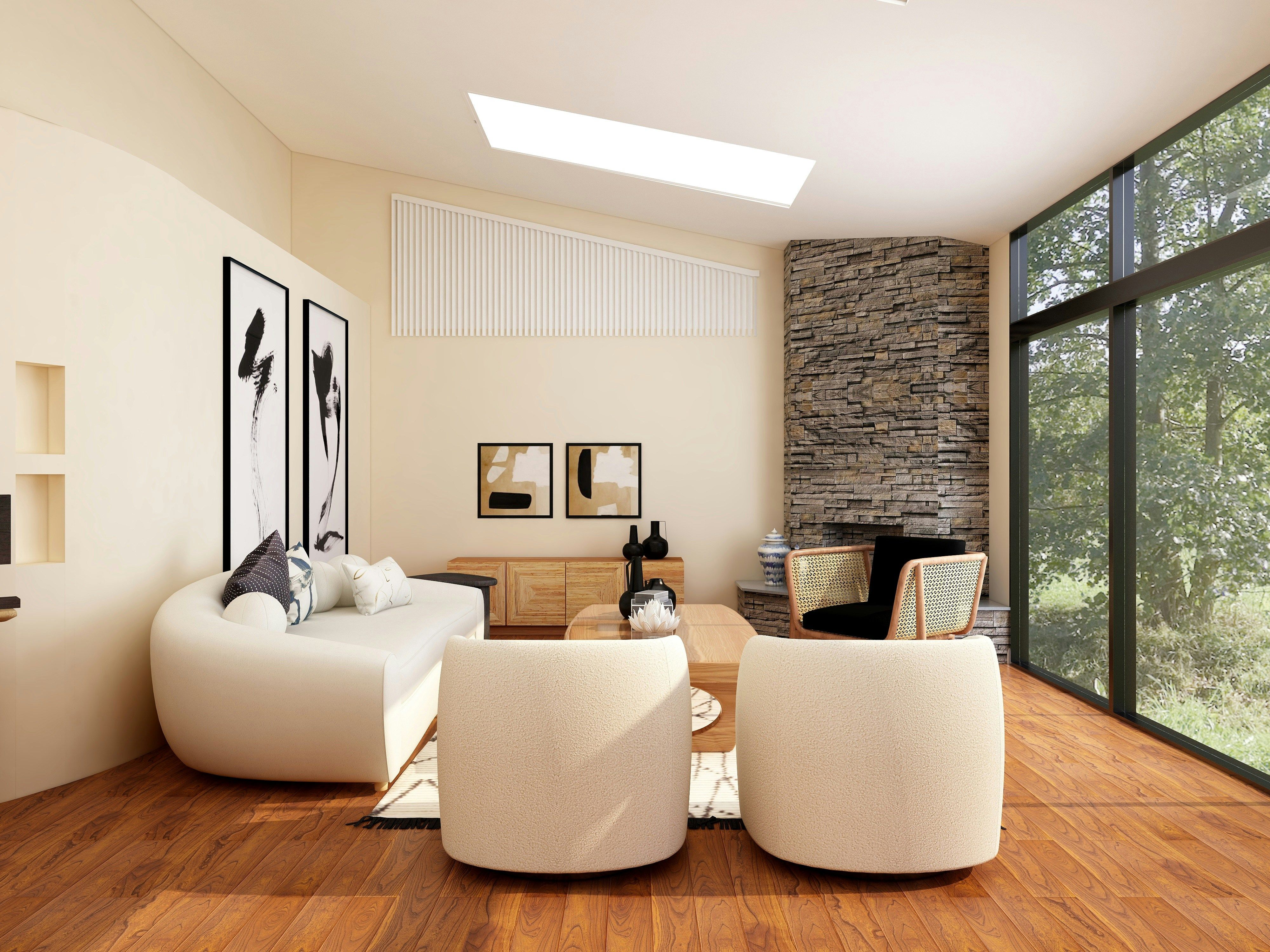 Luxury curated stay interior